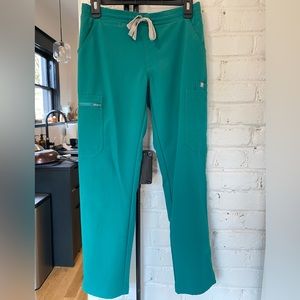FIGS Hunter Green Yola Skinny Scrub Pant-Petite